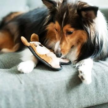 Outward Hound Invincibles Mini Puppy Plush Dog Toy with Squeaker 20cm - buy, prices for MasterZoo - photo 4