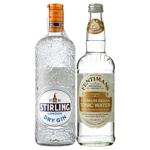 Джин Stirling London Dry Gin 37,5% 0,7л +Тонік Fentimans Premiu
