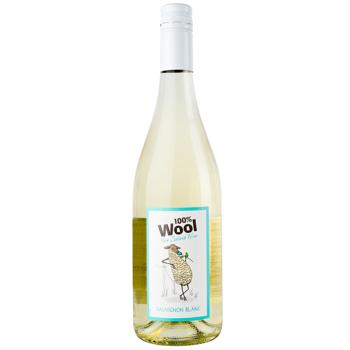 Вино 100% Wool Sauvignon Blanc белое сухое 12,5% 0,75л - купить, цены на Восторг - фото 1