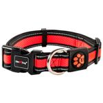 GimDog Harlem Nylon Dog Collar 42-66cm/32mm Red