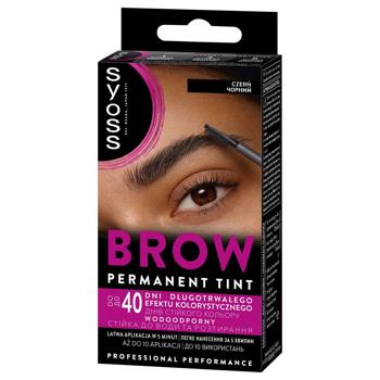 Syoss Black Eyebrow Paint 10ml - buy, prices for Supermarket "Kharkiv" - photo 2