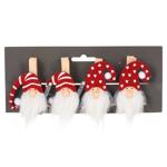 Koopman Decorative Christmas Clothespins 4pcs