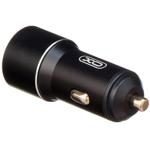 Зарядний пристрій XO TZ12 Lightning 1USB 18W QC3.0 Black, автомобільний, з кабелем Lightning, 3A (9869208126025)