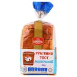 Хлеб Рум'янець Румяный тост Молочный половинка нарезка 350г