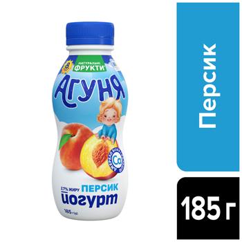 Agunya Peach Yogurt 2.7% 185g - buy, prices for COSMOS - photo 3