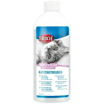 Trixie Simple'n'Clean дезодорант для котячого туалету 750 г - дитяча присипка - купить, цены на MasterZoo - фото 1