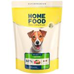 Корм сухой Home Food с ягненком и рисом для активных собак малых пород 700г