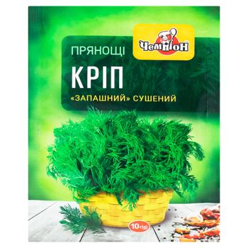 Кріп Чемпіон запашний сушений 10г - купити, ціни на ЕКО Маркет - фото 1