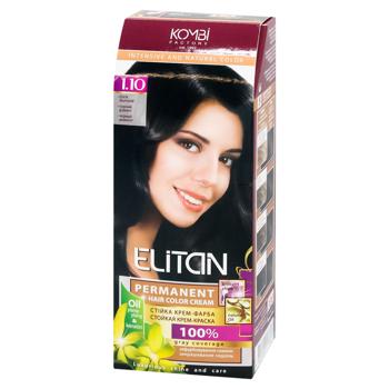 Elitan Intensive Hair Dye №1.10 Black Diamond - buy, prices for EKO Market - photo 1