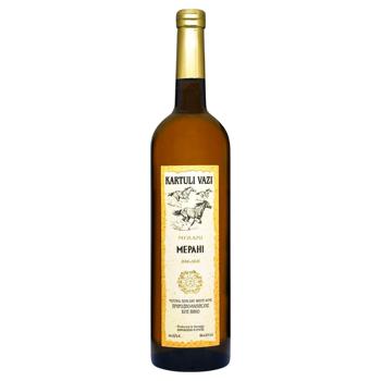 Kartuli Vazi Merani White Semi-Dry Wine 11.5% 0.75l - buy, prices for Ideal - photo 1