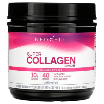 Супер колагенові пептиди, Super Collagen Peptides, Neocell, без смаку, 400 г - купити, ціни на Біотус - фото 1