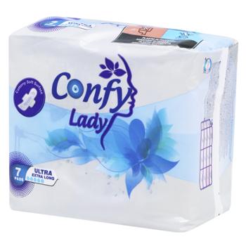 Confy Lady Ultra Extra long Sanitary Pads 7pcs - buy, prices for - photo 3