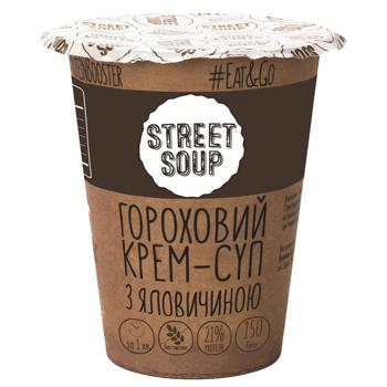 Street Soup Pea Cream Soup with Beef 50g - buy, prices for MegaMarket - photo 1