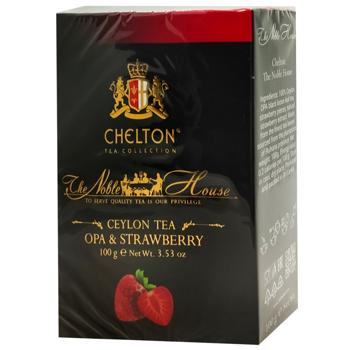Чай чорний Chelton The Noble House з полуницею 100г - купити, ціни на NOVUS - фото 1