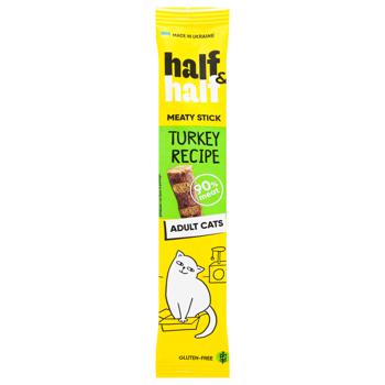 Half&Half Stick with Turkey Cat Snack 5g - buy, prices for Auchan - photo 1