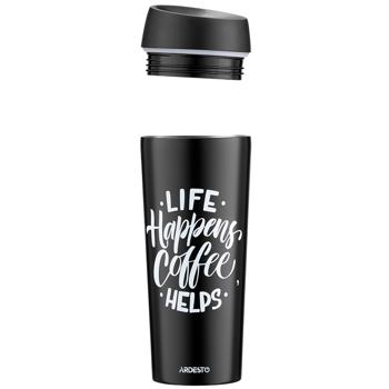 Термокружка Ardesto Coffee Time AR2645BC 450мл - купить, цены на Cупермаркет "Харьков" - фото 2