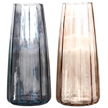 Ваза для квітів Piera 23 см в асортименті - купить, цены на Auchan - фото 1