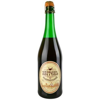 Zbiten Zolotonoskiy Apple Cider with Spices 5% 0.7l - buy, prices for NOVUS - photo 1