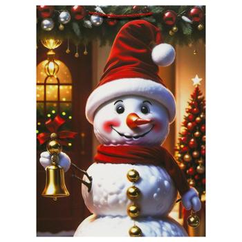 Пакет бумажный Angel Gifts Новогодний 40*55*15см - купить, цены на - фото 2