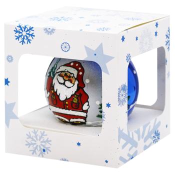 Шар ёлочный разноцветный стеклянный 1шт 85мм в ассортименте - купить, цены на - фото 4