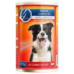 Корм вологий 4Dog з яловичини для собак 415г