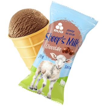 Rudy Sheep's Milk Plumber Ice Cream with Chocolate 70g