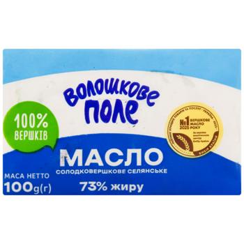Масло Волошкове Поле Селянське солодковершкове 73% 100г - купити, ціни на Grono - фото 3
