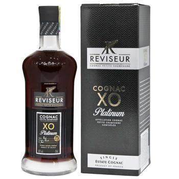 Коньяк Reviseur Platinum XO 40% 0,7л - купить, цены на КОСМОС - фото 1