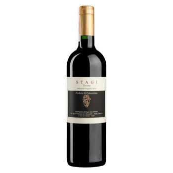 Podere Il Palazzino Stagi Red Dry Wine 14.5% 0.75l - buy, prices for ULTRAMARKET - photo 1