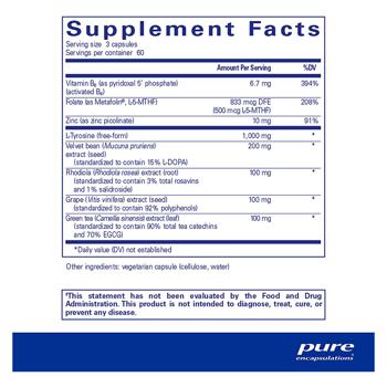 Pure Encapsulations DopaPlus Comprehensive Dopamine Support - buy, prices for Biotus - photo 2