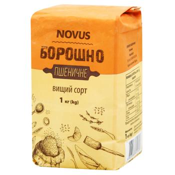 Novus Wheat Tlour Top Grade 1kg - buy, prices for Biotus - photo 1