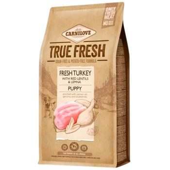 Сухий корм для цуценят Carnilove True Fresh 4 кг - індичка - купити, ціни на MasterZoo - фото 1