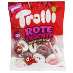 Trolli Rote Fruchte Mini Ringe Jelly Candies 150g