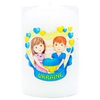 Patriotic Column Candle 8.5х5.6cm in Assortment - buy, prices for - photo 3