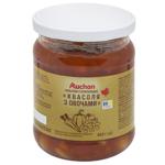 Квасоля Auchan з овочами 460г