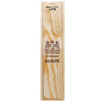 Арманьяк Sempe 1978 40% 0,5л - купити, ціни на WINETIME - фото 4