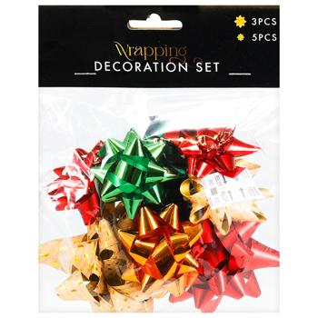 Wrapping Decoration Set 7cm x 3pcs and 5cm x 5pcs - buy, prices for METRO - photo 1