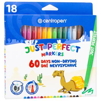 Фломастеры Centropen Perfect 18шт - купить, цены на Auchan - фото 2