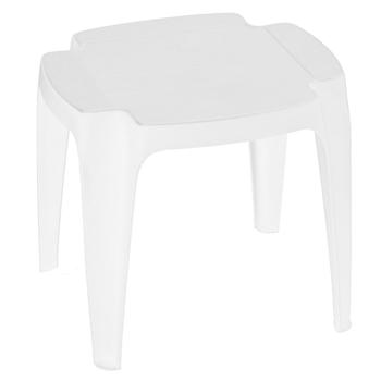 Стіл ProGarden Siusi пластиковий білий 42х38см - купити, ціни на METRO - фото 1