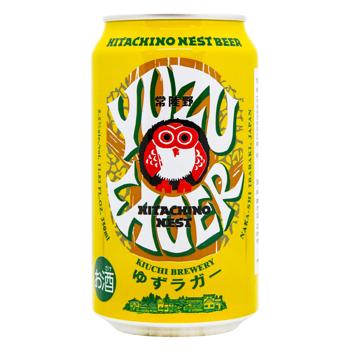 Hitachino Nest Yuzu Lager Light Unfiltered Beer 5.5% 0.350ml - buy, prices for MegaMarket - photo 1