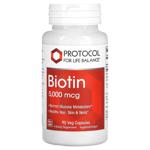 Protocol for Life Balance Biotin 5mg 90 capsules