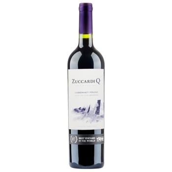 Вино Zuccardi Q Cabernet Franc красное сухое 14% 0,75л - купить, цены на WINETIME - фото 1