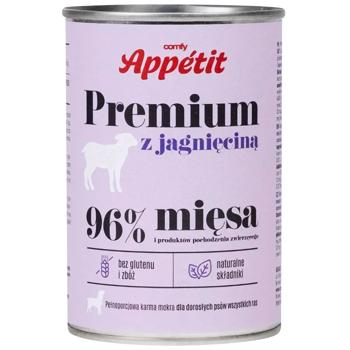 Comfy Appetit Premium Wet Food with Lamb for Dogs of All Breeds 400g