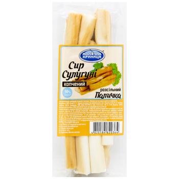Molochna Krynytsia Suluguni Smoked Sticks Pickled Cheese 45% 100g