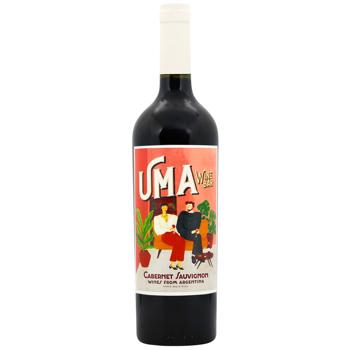 Вино Uma Wine Bar Cabernet Sauvignon красное сухое 13% 0,75л - купить, цены на WINETIME - фото 1