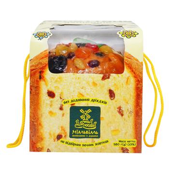 MillVill Delicato Panettone Yeat-free Fruitcake 580g - buy, prices for NOVUS - photo 2