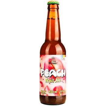 Пиво Volynski Browar Peach Ale светлое 5% 350мл - купить, цены на КОСМОС - фото 1