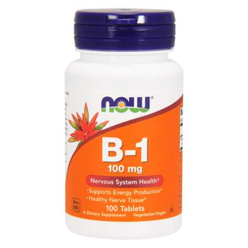 Now Foods Thiamin Vitamin B1 100mg 100 capsules - buy, prices for Biotus - photo 1