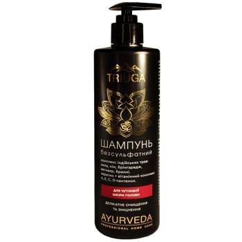 Triuga Ayurveda Sulfate-free Shampoo for Sensitive Scalp 500ml