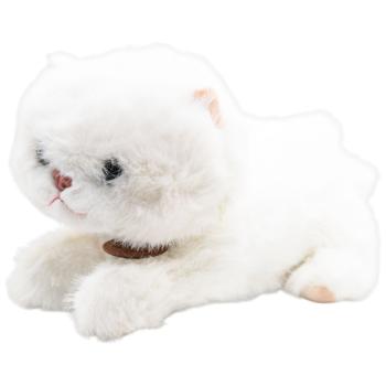 Cat Tommy White Soft Toy 30cm - buy, prices for MegaMarket - photo 1